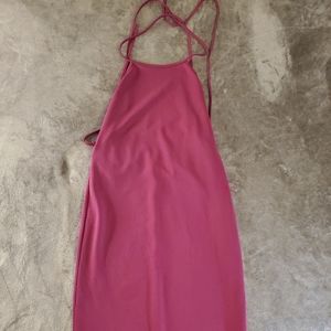 NWOT L Criss-cross Backless Bodycon